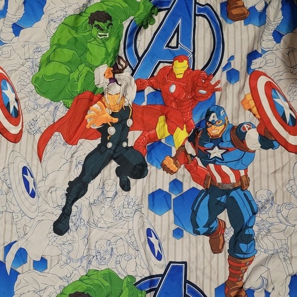 Marvel Bedding Avengers Marvel Twin Top Sheet And Pillow Case